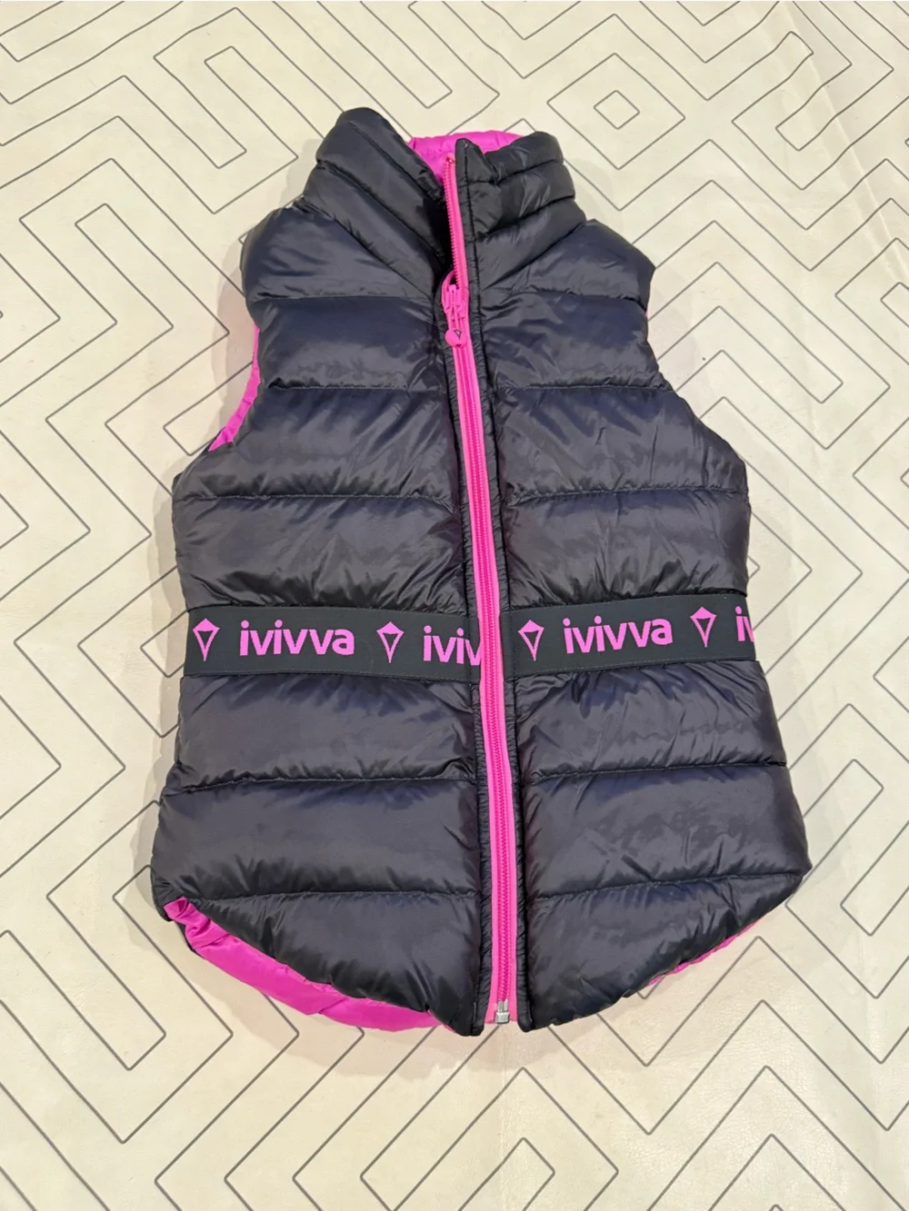 Ivivva Reversible Zip Front Puffer Vest
